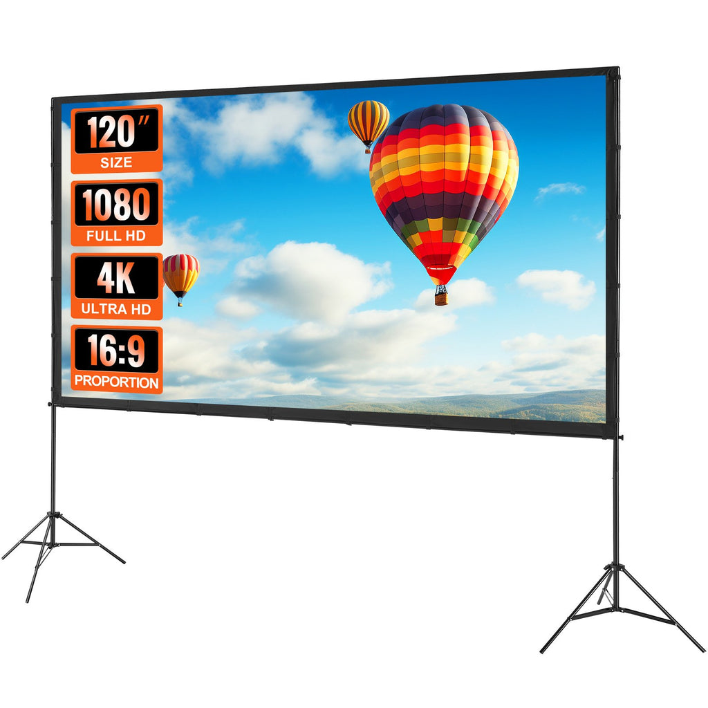 Écran du projecteur avec support