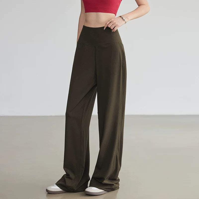 Pantalons de fitness à jambes droites