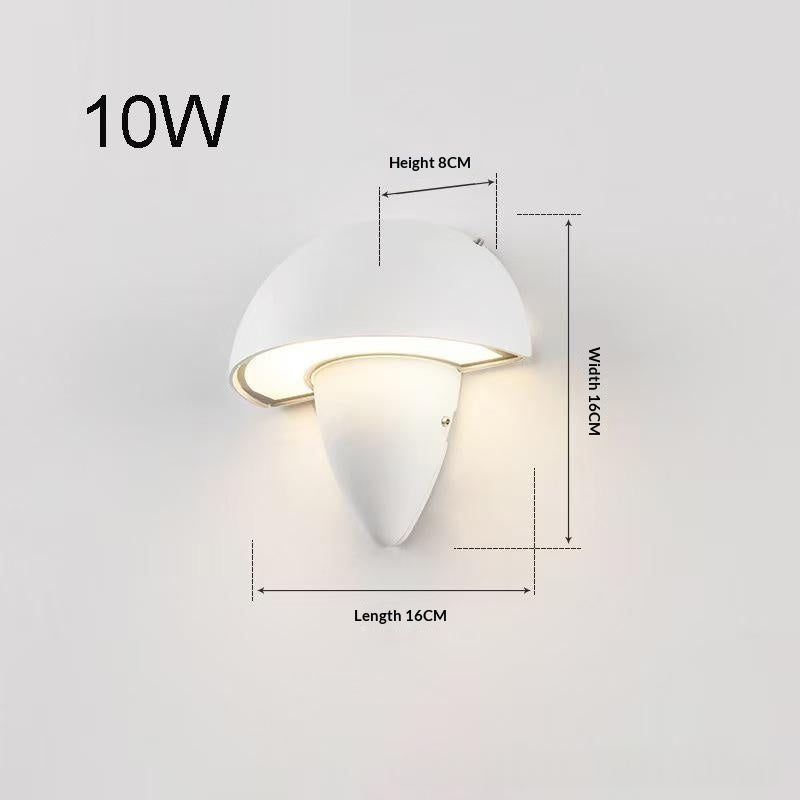 Lampe murale à LED moderne à l'extérieur simple et étanche