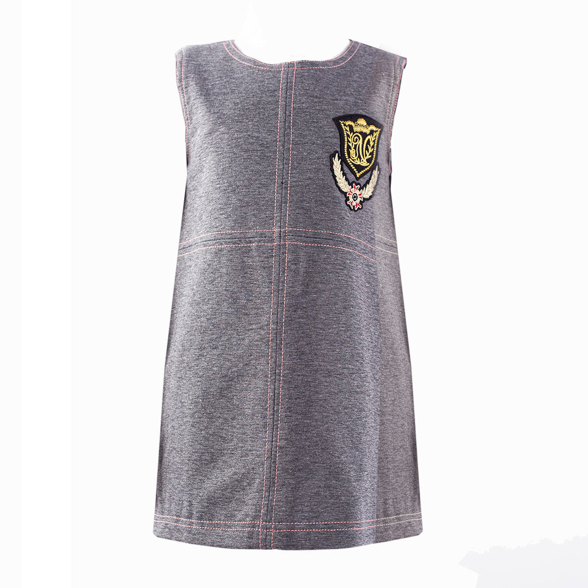 Filles PU Robe en cuir sans manches A Ligne Mini robe Enfants Robe de fête d'hiver 2-7Y