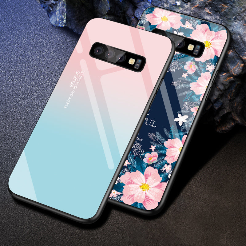 Étui téléphonique en verre teinté