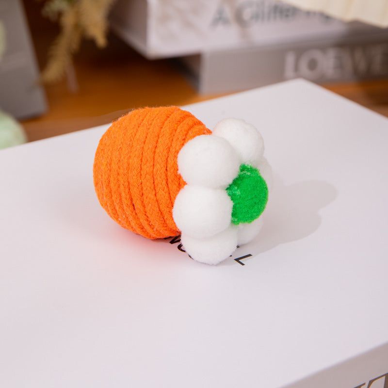 Corde de coton de fleur de chat pour auto-abusementparfect pour les dents et griffes