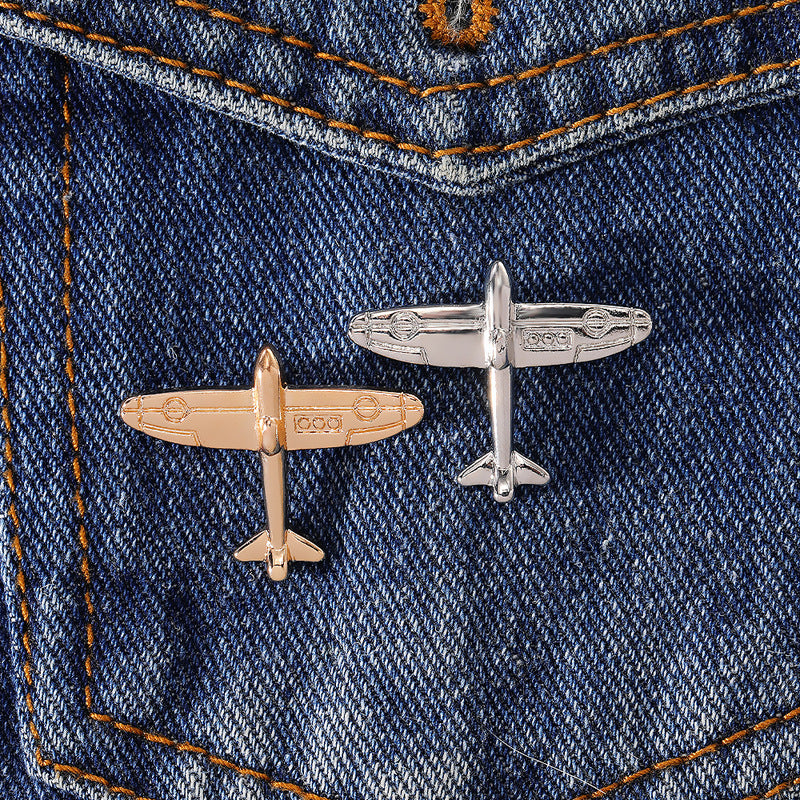 Minimaliste créatif Mini avion Brooch