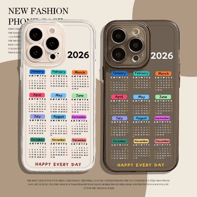Calendrier de bureau Compatible Année 17 Pro Téléphone Case 1312