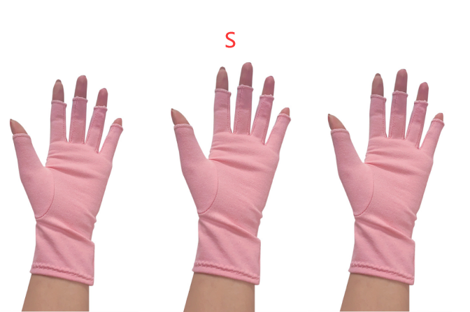 Soins de santé respirants Gants à moitié doigts