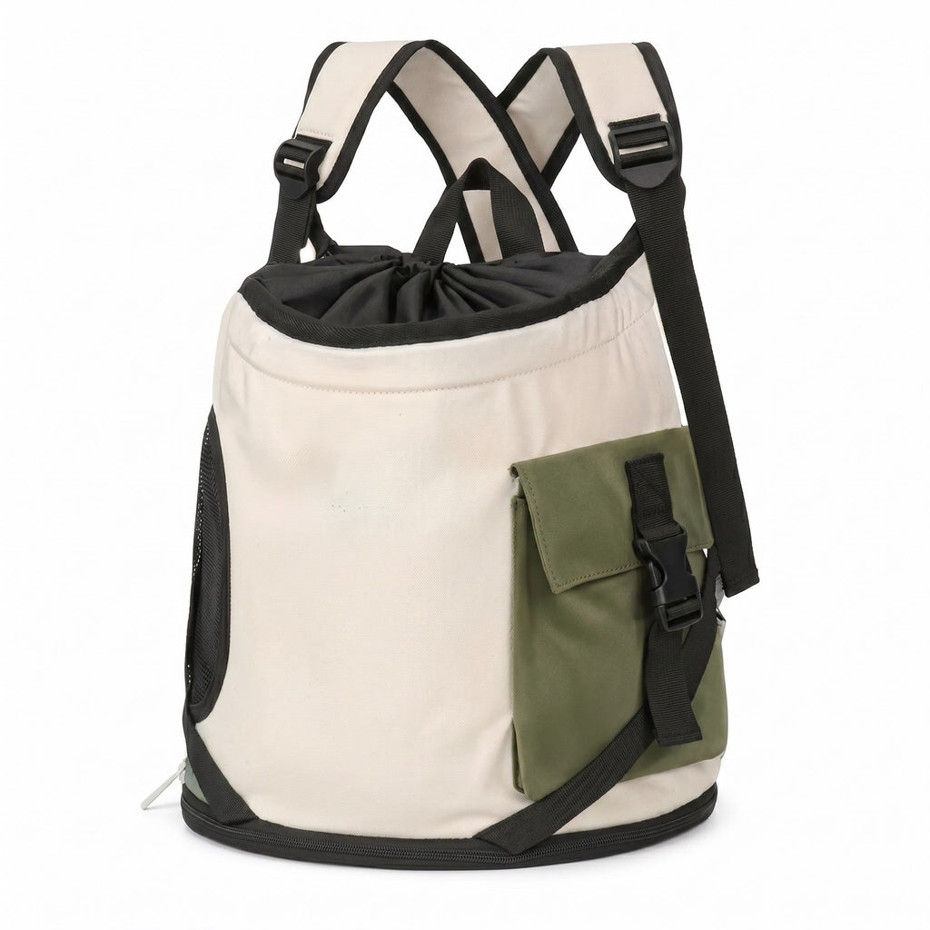 Sac à dos de chat respirant portable pour animal de compagnie avec paillettes d'épaule
