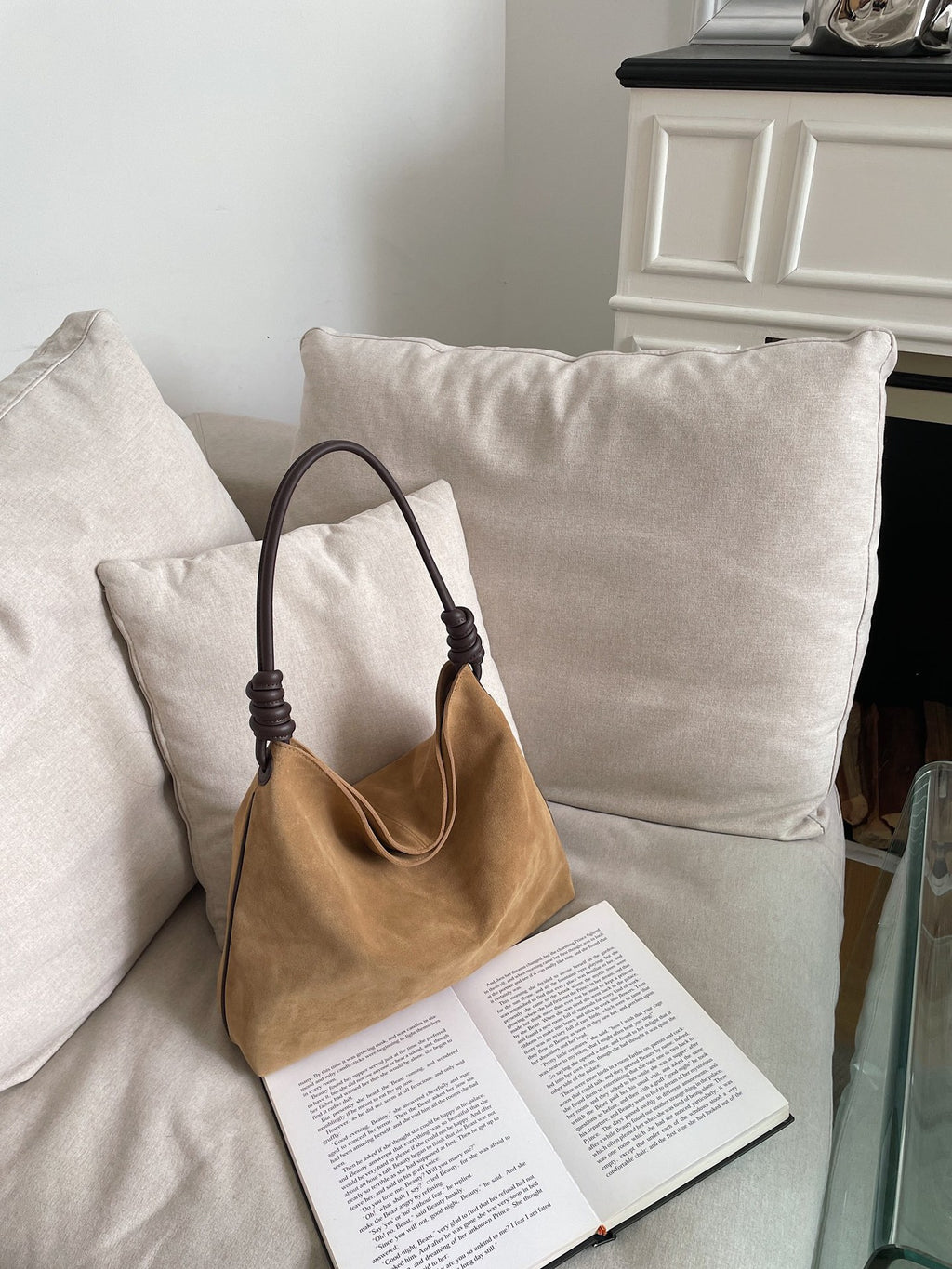 Sac d'épaules de transport d'automne hiver de grande capacité pour les femmes
