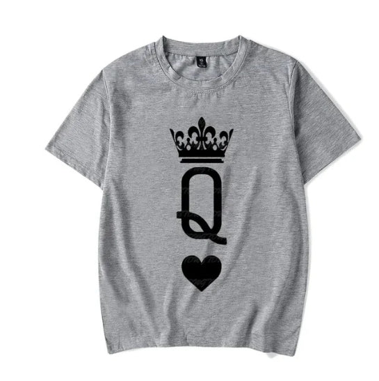 Couple Matching T Shirts Hommes et Femmes Valentines Jour Couple T Shirts Trendy