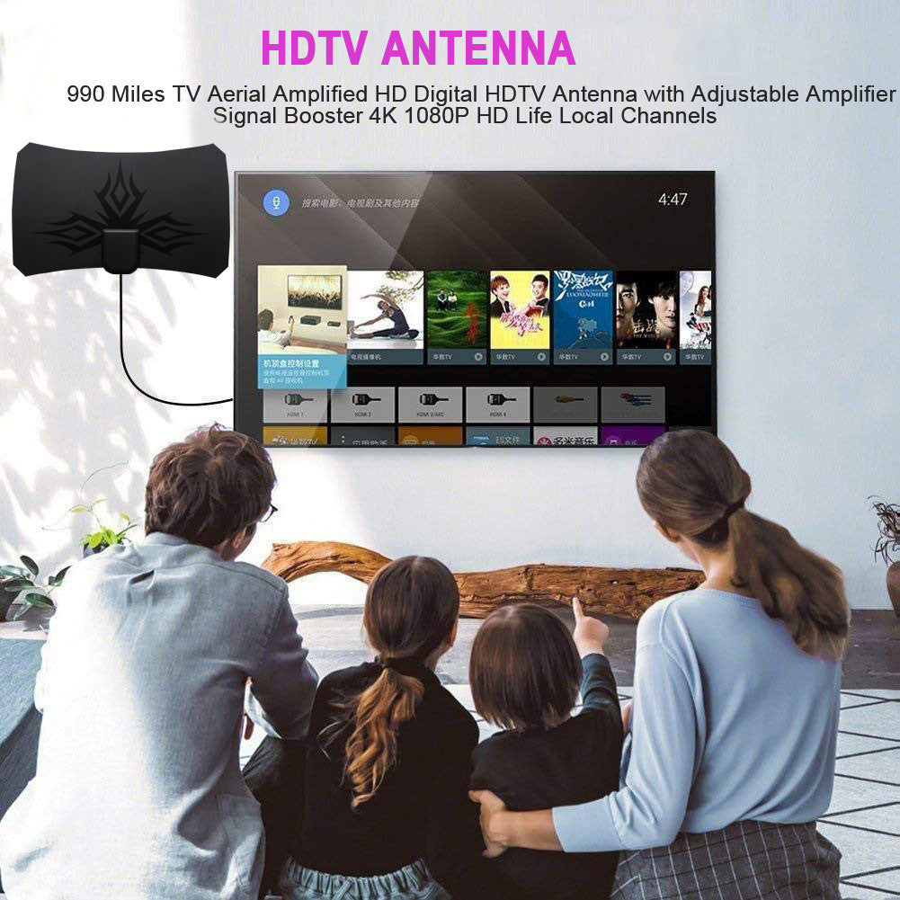 Antenne HDTV irrégulière