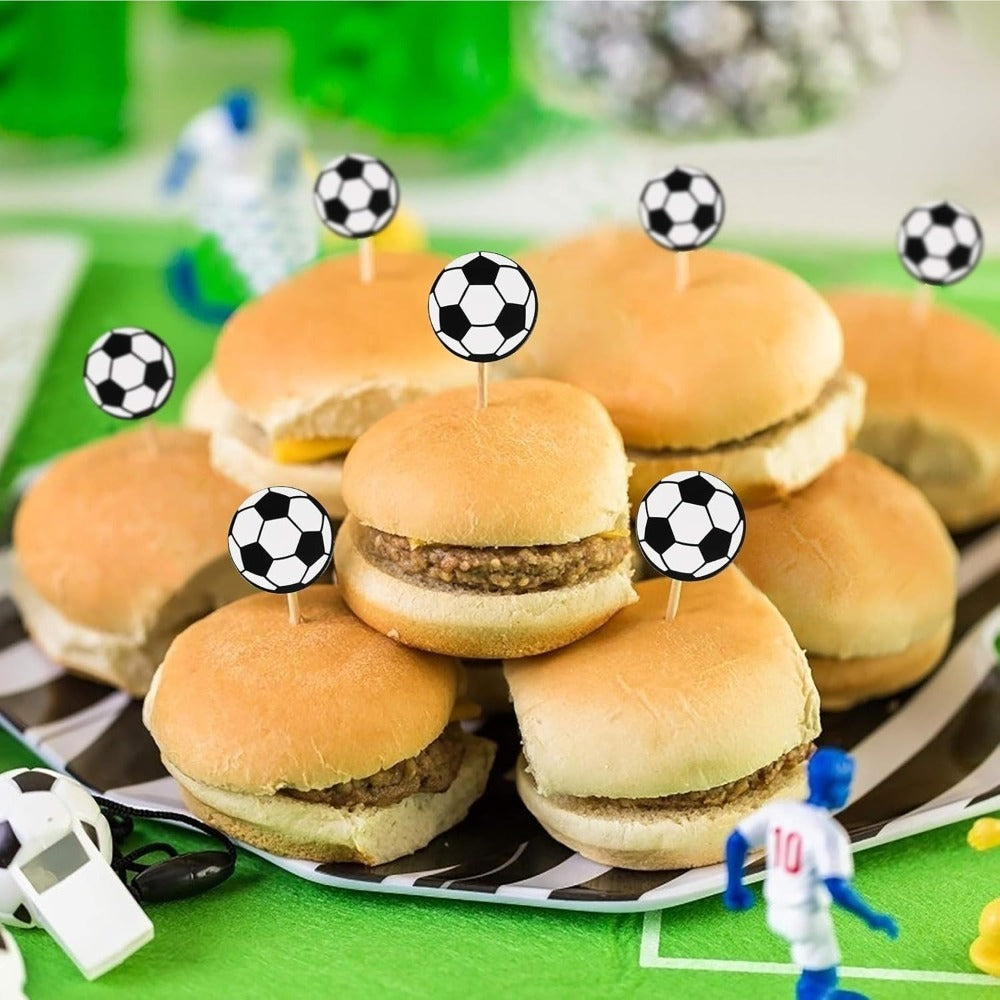 Ensemble de 9 bannières de football - Décorations d'anniversaire