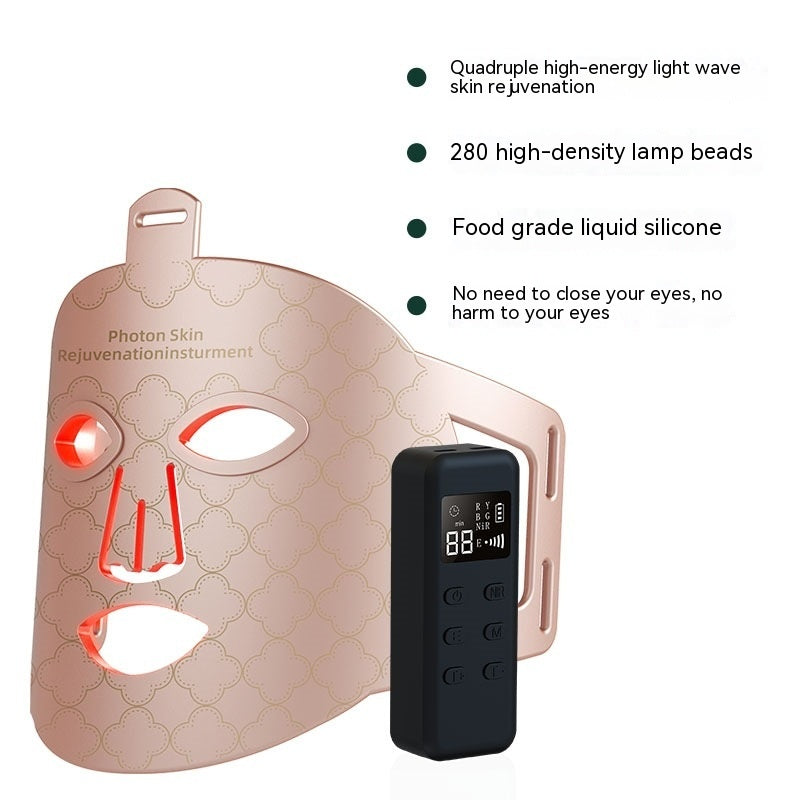 Photothérapie infrarouge Beauty Apparatus Face Led Couleur Light Peau Rejuvenation Beauty Masque