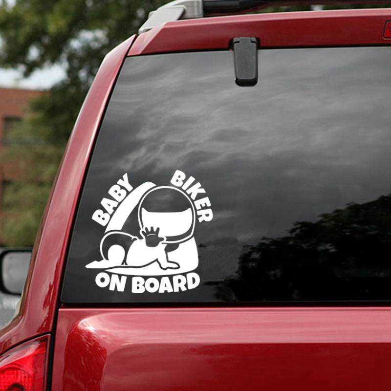 Stickers Bébé à bord Personality Warning Car