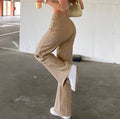Women's High-Waisted Solid-Color Slim-Fit Jeans
