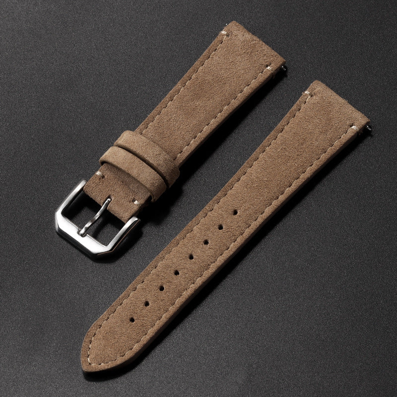 Bande de montres en cuir Suede