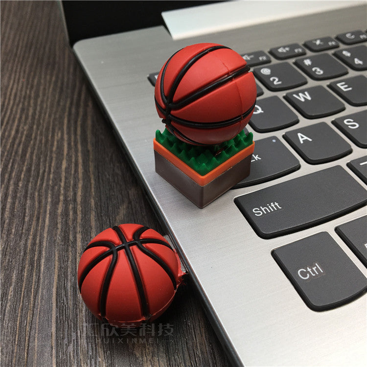 Basketball de dessin animé créatif U Basketball de disque ronde U Basketball de disque