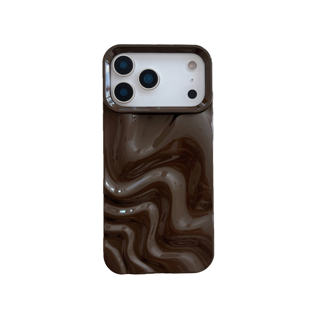 Style coréen Simple Ins en trois dimensions Ripple d'eau Soft Shell