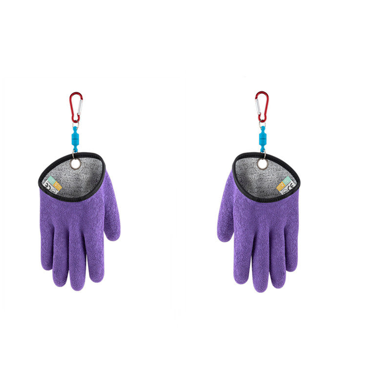Gants de pêche antidérapants protéger la main contre les éclats de crevaison Pêcheur professionnel Catch F