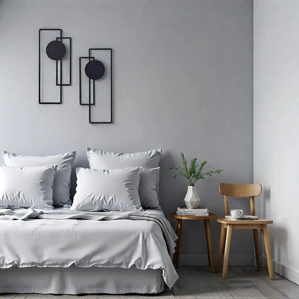 CIFbuy Abstract Line Iron Wall Art Set Modern Minimalist Noir et Blanc Décor pour vivre