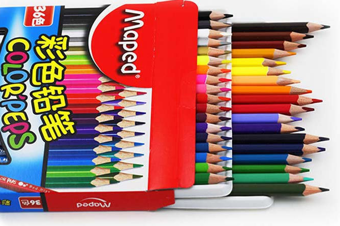 Crayon couleur boîte 18 couleurs
