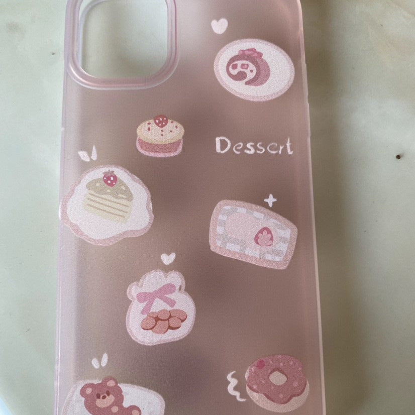 Clapet de téléphone de démonstration Creative Drop avec un petit cake d'ours