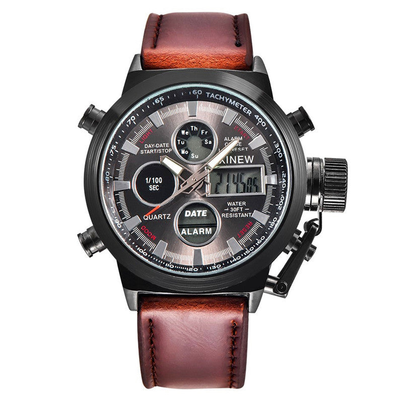 Montre de ceinture de mode multifonctionnelle pour hommes