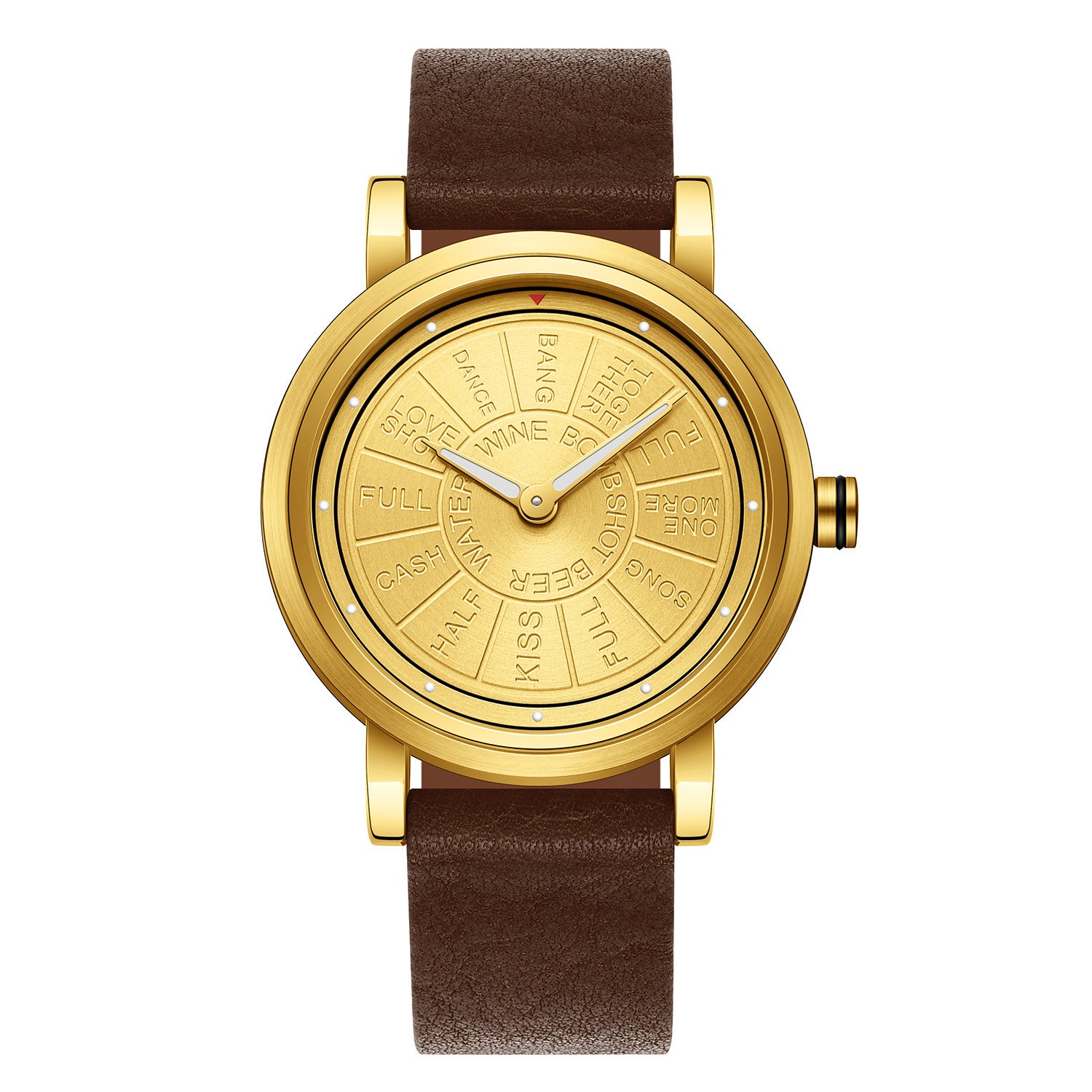 Montre de tendance de ceinture en acier Quartz
