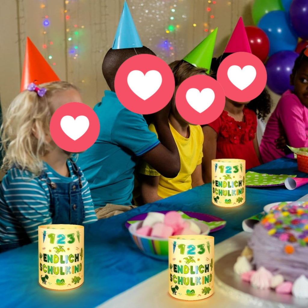 Décorations de table de lanterne de 12 paquets pour le premier jour d'école