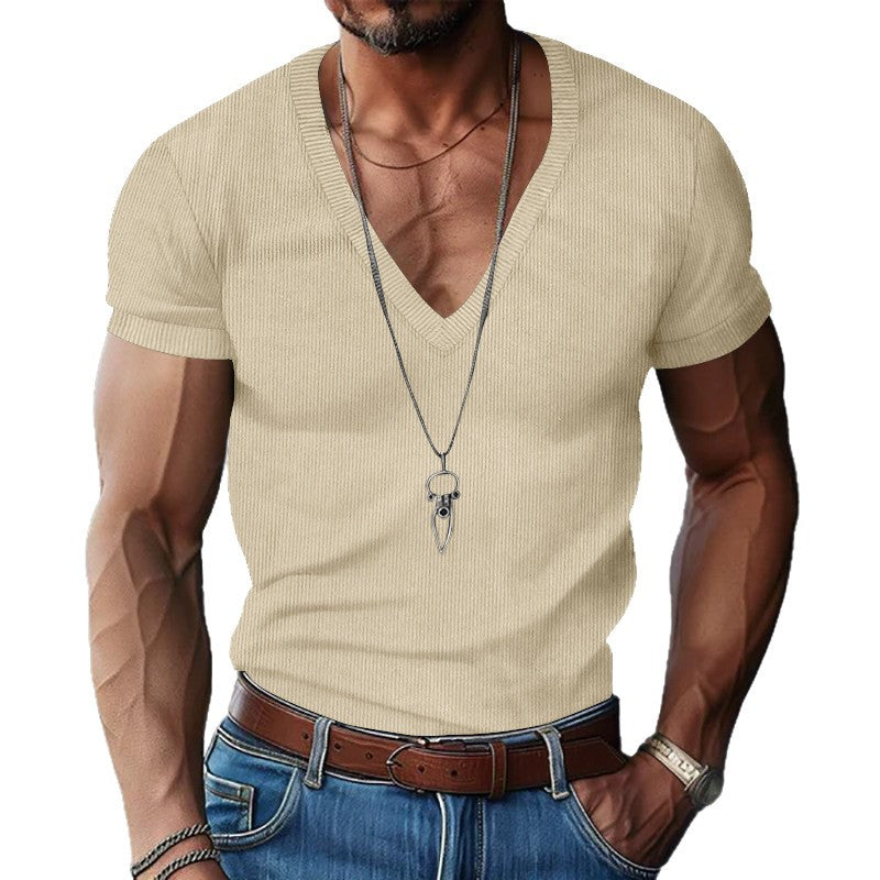 T-shirt pour hommes occasionnels style américain