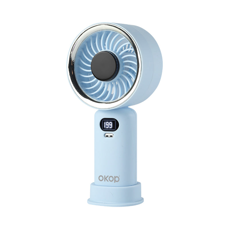 KP-F30 modèle ventilateur portatif usine affichage numérique haute vitesse comprend la base de vente article Lo