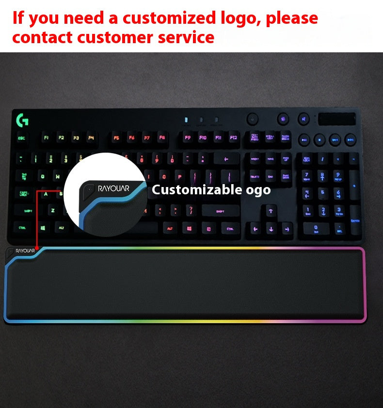 Support de clavier RGB Wristband High Rebound Support de clavier de machines lumineuses