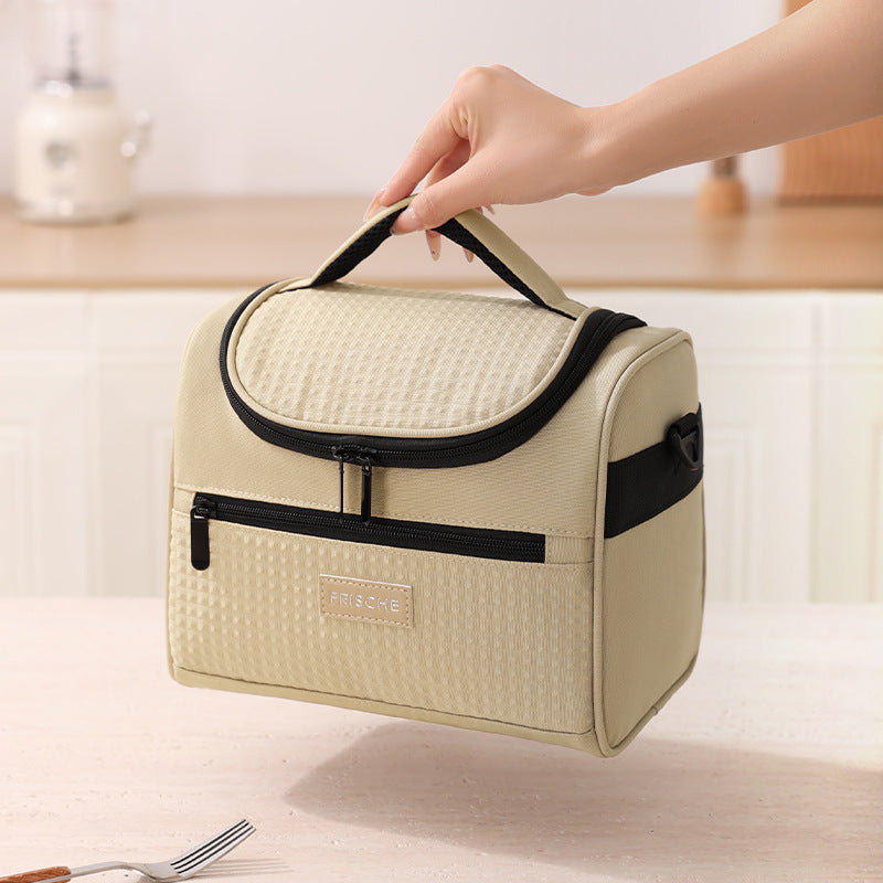 Travailleurs de bureau Large-Capacity Isolated Sac à lunch avec bandoulière