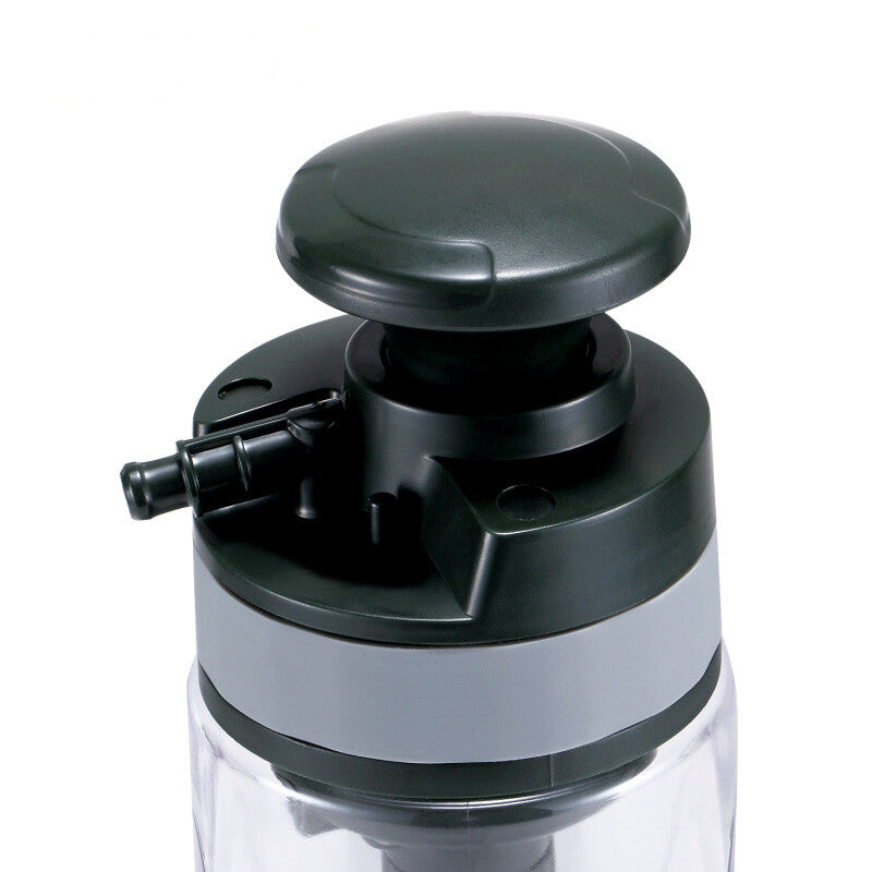 Bouteille d'eau filtrée de 26 oz de 750ml avec paille de filtre pour camping en plein air