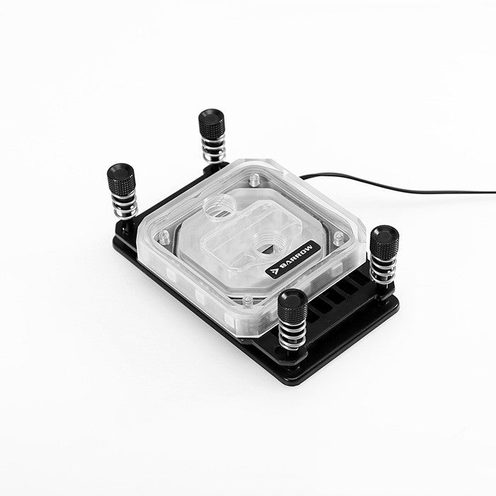 Jet type micro canal d'eau CPU tête de refroidissement d'eau
