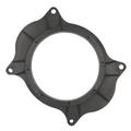 2pcs 6.5inch Black porte haut-parleur adaptateur bagues d'espacement de remplacement pour Levin avec 2 fils Har