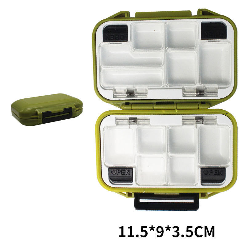 Fournitures de pêche Double couche d'accessoire de printemps Box