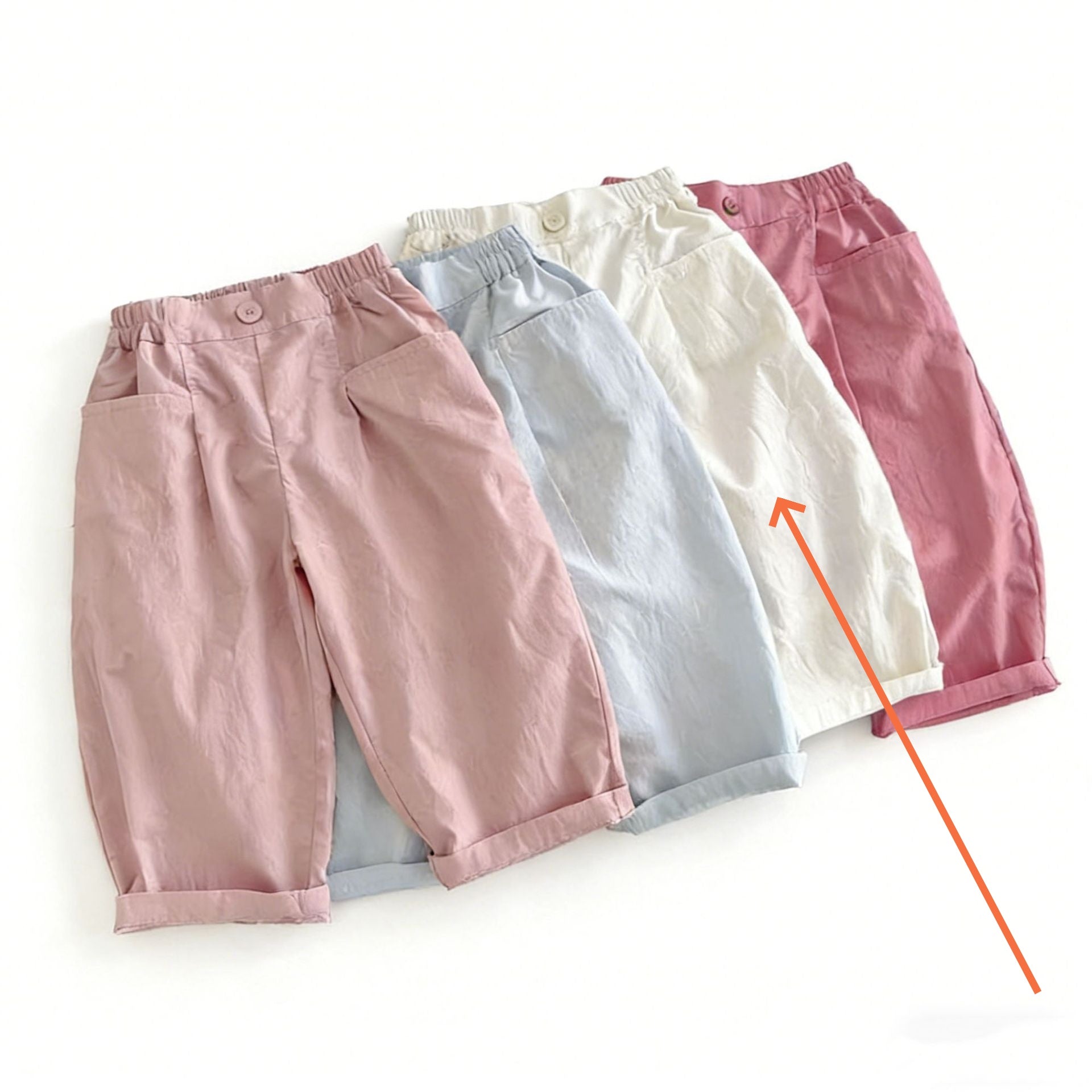 Minimalisme de couleur solide Pantoufles décontractées pour enfants
