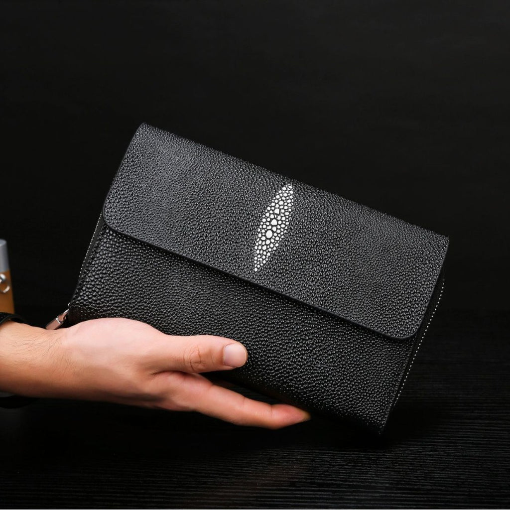 Sac de téléphone mobile à double couche pour hommes