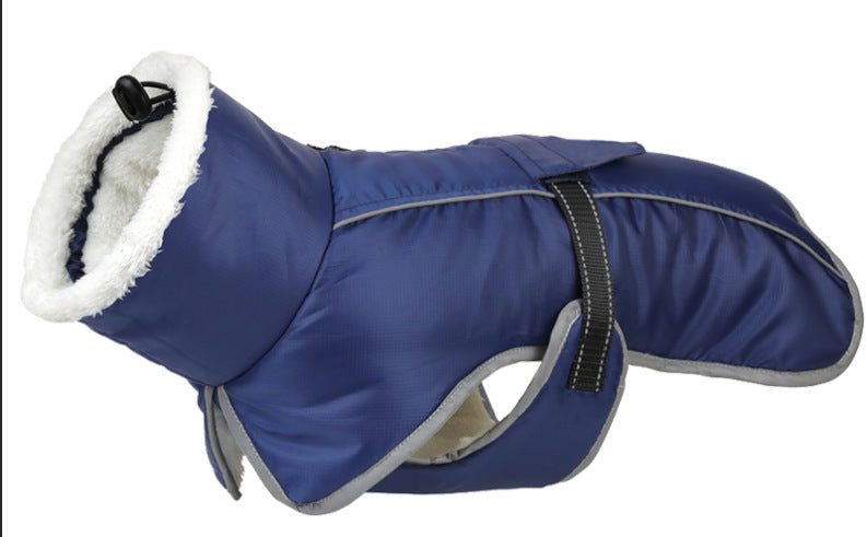 Animaux d'automne et vêtements d'hiver épais chaud imperméable à l'eau Cold-proof Cotton Coat Vêtements d'animaux de compagnie