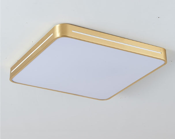 Lumière de plafond de chambre à trois couleurs tout-cuivre
