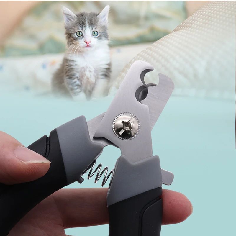 Acier inoxydable Half Moon Lame Nailclipppers Maison Cat Claw Nail Cutters Beauté Clippe