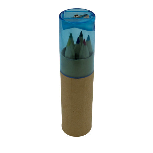 Commande minimum 100 boîtes Crayons effacables colorés emballés en tube