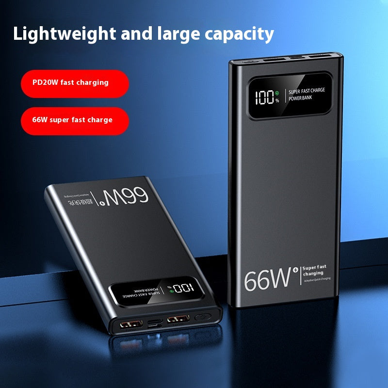 66W Alimentation mobile à charge super rapide 20000 MA Grande capacité
