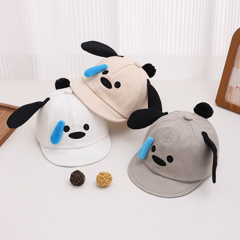Bébé trois dimensions Puppy à oreilles draconiennes Soft Brimmed Baseball Cap Cute Cartoon Crying