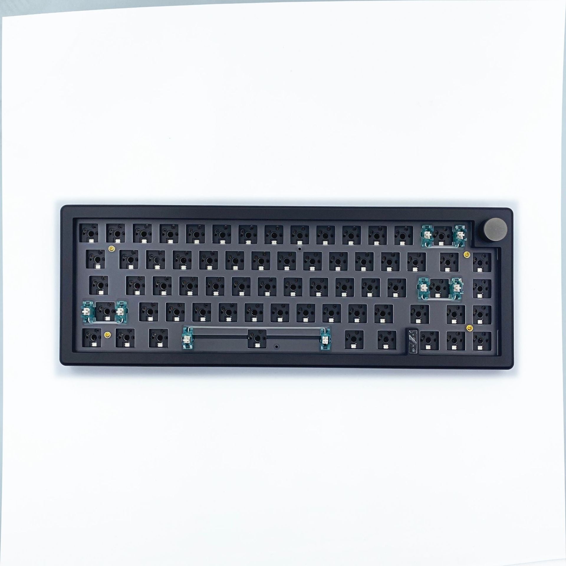 Bricolage personnalisé trois modèles avec prise de support de Knob RGB Kit de clavier mécanique rétroéclairé