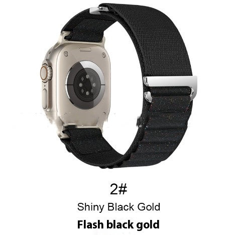 Bracelet de montre avec deux sections de la boucle de nylon haute montagne