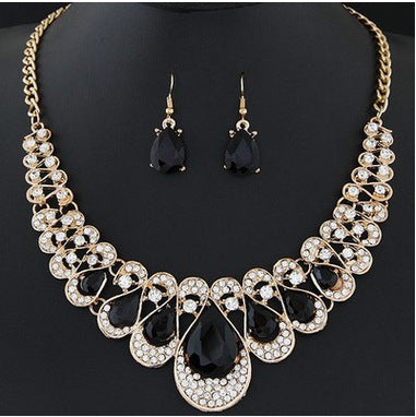 Collier collier boucle d'oreille ensemble