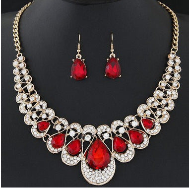 Collier collier boucle d'oreille ensemble