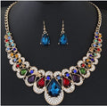 Collier collier boucle d'oreille ensemble