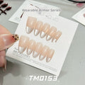Oeil de chat 153 Silver Star River Fingertip White Ins Nails