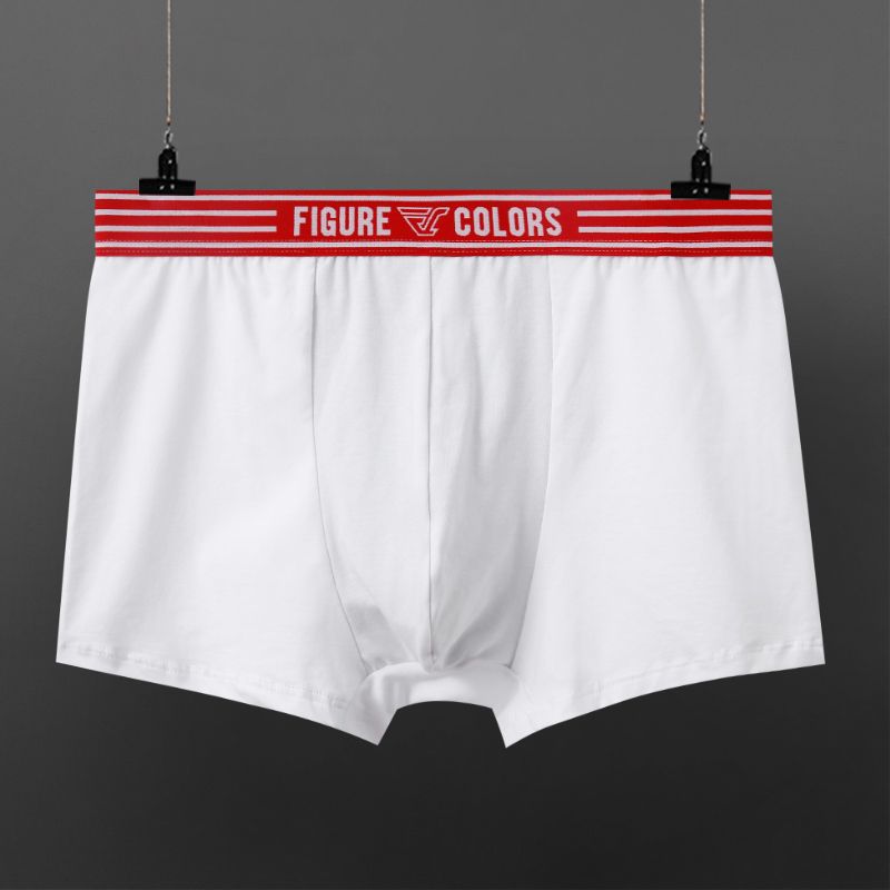 Boxers hommes coton respirant faible taille